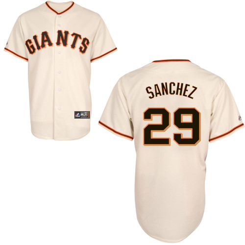Hector Sanchez #29 Youth Baseball Jersey-San Francisco Giants Authentic Home White Cool Base MLB Jersey